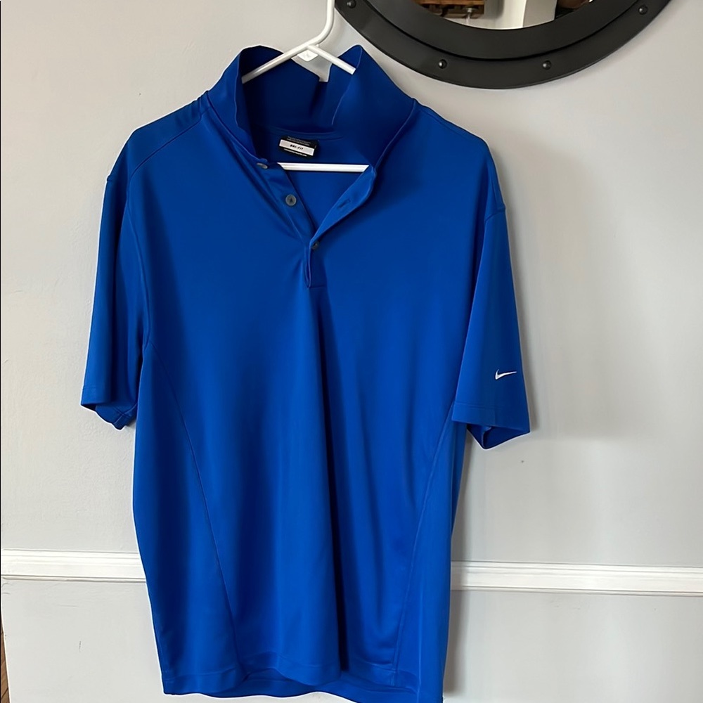 Nike Blue Performance Polo Shirt